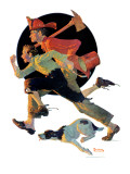 "To the Rescue", March 28,1931 Giclee Print by Norman Rockwell