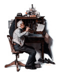 "Flutist" or "Spring Song", May 16,1925 Giclee Print by Norman Rockwell