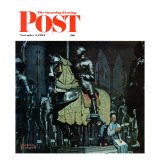 "Armor" Saturday Evening Post Cover, November 3,1962 Giclee Print by Norman Rockwell