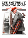 "Important Business" Saturday Evening Post Cover, September 20,1919 Giclee Print by Norman Rockwell