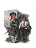 "Necessary Height", June 16,1917 Giclee Print by Norman Rockwell