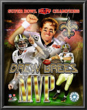 Drew Brees Super Bowl XLIV MVP Posters