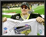 Drew Brees 2009 NFC Championship Game Posters