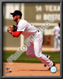Dustin Pedroia 2008 Fielding Action Prints