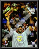 Kobe Bryant Game 5 - 2009 NBA Finals With MVP & Championship Trophies Posters