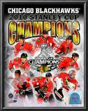 2009-10 Chicago Blackhawks Stanley Cup Champions Art