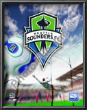 Seattle Sounders 2008  Logo Print