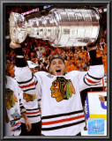 Patrick Kane with the 2009-10 Stanley Cup Prints