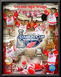 Detroit Red Wings, 2007-08 Stanley Cup Champions PF Gold Prints
