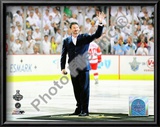 Mario Lemieux Ceremonial Puck Drop Game Three of the 2009 NHL Stanley Cup Finals Print