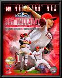 Roy Halladay 2nd No-Hitter in postseason history PF Gold Posters Roy Halladay 2nd No-Hitter in postseason history PF Gold Posters