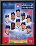 Texas Rangers 2010 American League West Division Champions Composite Poster