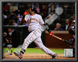 Edgar Renteria 3 Run home Run Game Five of the 2010 World Series Action Prints