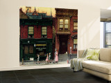"Walking to Church" Saturday Evening Post Cover, April 4,1953 Wall Mural – Large by Norman Rockwell
