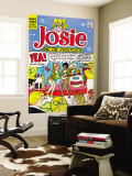 Archie Comics Retro: Josie and The Pussycats Comic Book Cover 46 (Aged) Wall Mural by Dan DeCarlo