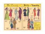 Archie Comics Retro: Be Lovely with Betty and Veronica Dress Patterns  (Aged) Art