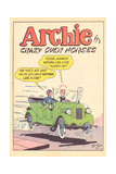 Archie Comics Retro: Archie Comic Panel Crazy Over Horses (Aged) Poster von Bill Vigoda