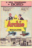 Archie Comics Retro: A New Trademark is Born Archie Magazine Advertisement  (Aged) Prints