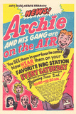 Archie Comics Retro: Archie and His Gang are on the Air! Radio Broadcast Advertisement (Aged) Art