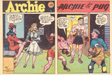 Archie Comics Retro: Archie Comic Spread Archie The Pug (Aged) Art by Harry Sahle