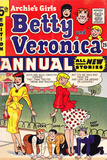 Archie Comics Retro: Archie's Girls Betty and Veronica Annual Comic Book Cover 5th Edition (Aged) Pôsters Archie Comics Retro: Archie's Girls Betty and Veronica Annual Comic Book Cover 5th Edition (Aged) Pôsters