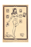Archie Comics Retro: Archie Comic Panel With Love Veronica Lodge (Aged) Posters by Harry Sahle