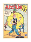Archie Comics Retro: Archie Comic Panel Friday the 13th (Aged) Print by Harry Sahle