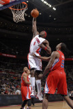 Los Angeles Clippers v Detroit Pistons: Ben Wallace and DeAndre Jordan Photographic Print by Allen Einstein