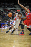 Los Angeles Clippers v Detroit Pistons: Richard Hamilton and Eric Gordon Photographic Print by Allen Einstein