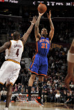 New York Knicks v Cleveland Cavaliers: Wilson Chandler and Antawn Jamison Photographic Print by David Liam Kyle