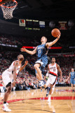 Minnesota Timberwolves v Portland Trail Blazers: Marcus Camby and Luke Ridnour Photographic Print by Sam Forencich