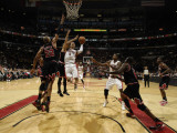 Chicago Bulls v Toronto Raptors: Jerryd Bayless and Taj Gibson Photographic Print by Ron Turenne