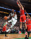 Chicago Bulls v Boston Celtics: Rajon Rondo and Joakim Noah Photographic Print by Brian Babineau