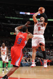 Los Angeles Clippers v Chicago Bulls: Carlos Boozer and DeAndre Jordan Fotografisk trykk av Randy Belice