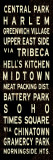 Central Park Weathered Sign - Şasili Gerilmiş Tuvale Reprodüksiyon