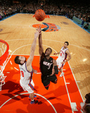 Miami Heat v New York Knicks: Dwyane Wade and Danilo Gallinari Photographic Print by Nathaniel S. Butler