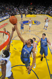 Minnesota Timberwolves v Golden State Warriors: Wesley Johnson and Reggie Williams Photographic Print by Rocky Widner