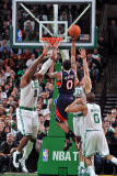 Atlanta Hawks v Boston Celtics: Jeff Teague Photographic Print by Steve Babineau