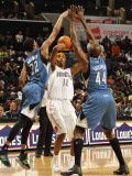 Minnesota Timberwolves v Charlotte Bobcats: Tyrus Thomas Photographic Print by Kent Smith