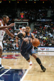 Charlotte Bobcats v Atlanta Hawks: D.J. Augustin and Al Horford Photographic Print by Scott Cunningham