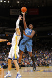 Minnesota Timberwolves v Golden State Warriors: Martell Webster and Vladimir Radmanovic Photographic Print by Rocky Widner