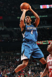 Minnesota Timberwolves v Chicago Bulls: Wesley Johnson and Keith Bogans Photographic Print by Ray Amati