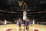 Los Angeles Lakers v Toronto Raptors: Julian Wright, Steve Blake and Matt Barnes Photographic Print by Ron Turenne