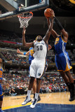 Golden State Warriors v Memphis Grizzlies: Zach Randolph and Jeff Adrien Photographic Print by Joe Murphy