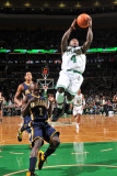 Indiana Pacers v Boston Celtics: Nate Robinson and Darren Collison Photographic Print by Brian Babineau