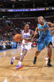 New Orleans Hornets v Philadelphia 76ers: Lou Williams and Jarrett Jack Photographic Print by David Dow