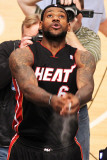 Miami Heat v New York Knicks: LeBron James Fotografisk trykk av Al Bello