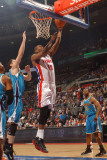New Orleans Hornets v Detroit Pistons: Greg Monroe and Jason Smith Photographic Print by Allen Einstein
