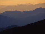 Sunset over the Blue Ridge Mountains Photographic Print by Raymond Gehman