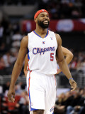 San Antonio Spurs v Los Angeles Clippers: Baron Davis Photographic Print by Harry How